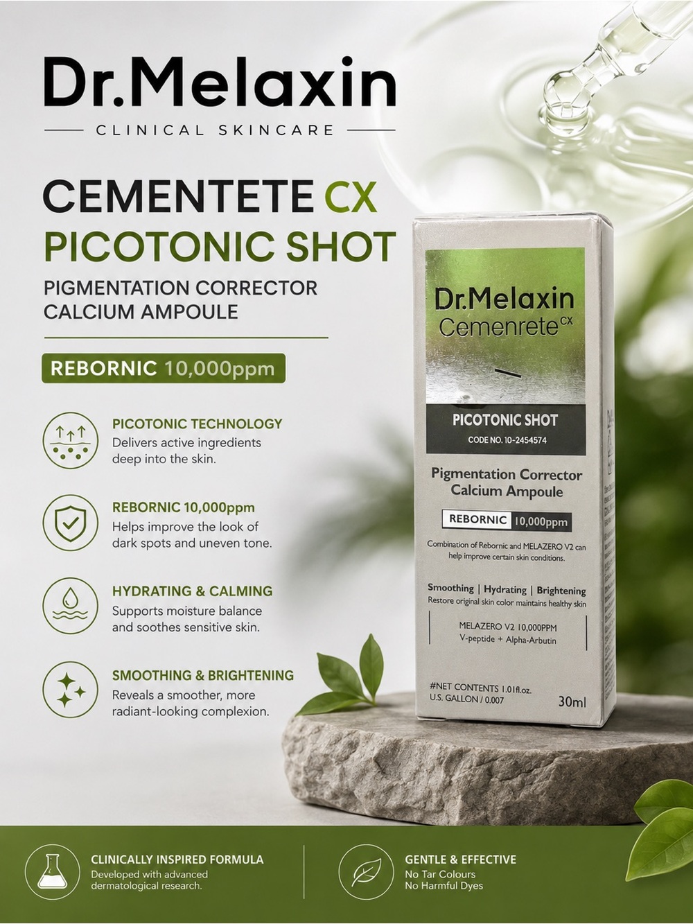 Dr. Melaxin Cementete CX Picotonic Shot - Pigmentation Corrector Serum